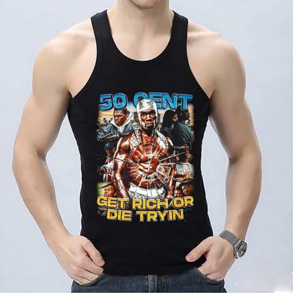50 Cent Shirt, 50 Cent Get Rich or Die Tryin Shirt, Fiddy Cent Rapper Shirt 3