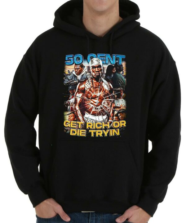 50 Cent Shirt, 50 Cent Get Rich or Die Tryin Shirt, Fiddy Cent Rapper Shirt 4