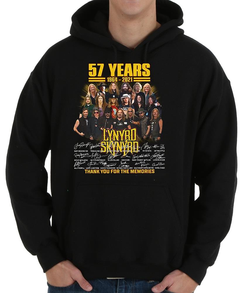 57 Years 1964-2021 Lynyrd Skynyrd Thank You For The Memories Signatures Shirt 8 57 Years 1964-2021 Lynyrd Skynyrd Thank You For The Memories Signatures Shirt