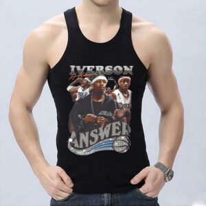 Allen Iverson T-Shirt, Iverson Vintage Shirt, the Answer Vintage Sweatshirts Shirt 6