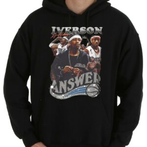 Allen Iverson T-Shirt, Iverson Vintage Shirt, the Answer Vintage Sweatshirts Shirt 7