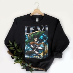 Anime AOT Shirt, Attack on Titan levi Shirt, Captain Levi AOT Shirt, Levi Ackerman Shirt 5
