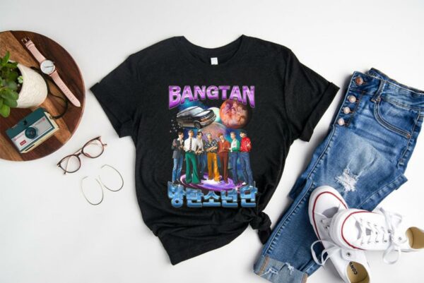 BTS Bangtan gift merch, KPOP Bangtan Boys Tee Shirt, Bangtan Shirt Idol Shirt 1