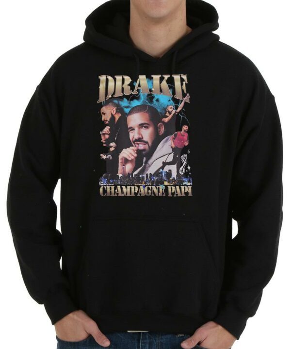 Drake Champagne Papi Shirt, Drake Printed Graphic Tee Shirt, Drake Shirt 4