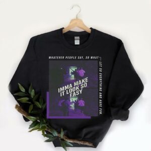 EASY shirt, STRAY KIDS EASY Black Unisex Kpop Shirt 5