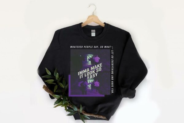 EASY shirt, STRAY KIDS EASY Black Unisex Kpop Shirt 2