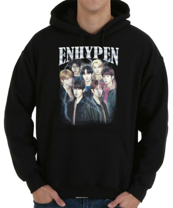 Enhypen Kpop Rock Tee Shirt, Kpop Enhypen Border Carnival Album Shirt, Enhypen Shirt 4