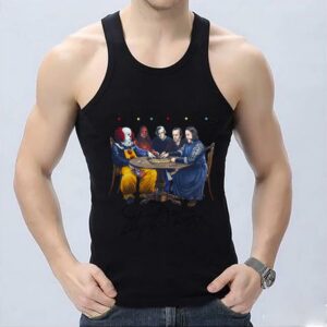 Friends Horror Movies Stephen King Signature Shirt, Friends Halloween Scary Horror Movie Shirt cemetery Shirt 6