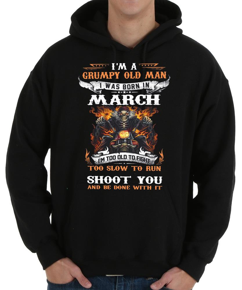 Ghost Rider Shirt, I'm A Grumpy Old Man I Was Born In March Biker Ghost Rider, Too Slow To Run Shoot You Shirt werewolf Shirt 8 Ghost Rider Shirt, I'm A Grumpy Old Man I Was Born In March Biker Ghost Rider, Too Slow To Run Shoot You Shirt werewolf Shirt