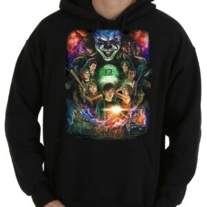 Halloween Characters Poster Shirt, Halloween Characters Shirt, Horror Pennywise Poster Shirt, Horror It Shirtcoffin Shirt 7