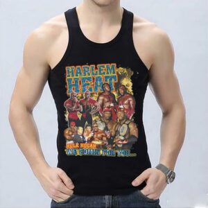 Harlem Heat Black Wrestling Vintage Style Tee, Harlem Heat Unisex T-shirt Sweatshirt  Shirt 6