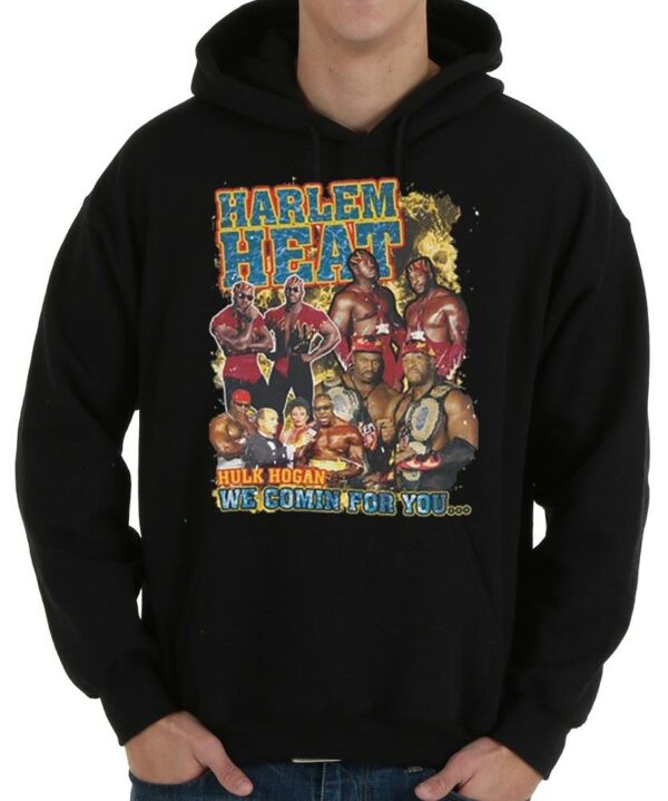 Harlem Heat Black Wrestling Vintage Style Tee, Harlem Heat Unisex T-shirt Sweatshirt  Shirt 4