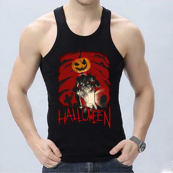 Head Scarecrow Halloween Shirt, Scarecrow Pumpkin Halloween Shirt, Vintage Scarecrow Halloween Shirttombstone Shirt 3