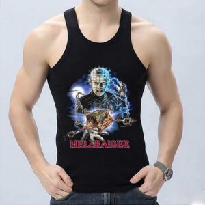 Hellraiser Tee Shirt, Movie Pinhead Up-close Shirt, Horror Hellraiser Halloween Shirtcemetery Shirt 6