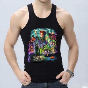 Hocus Pocus Halloween Shirt, Sanderson Sisters Shirt, Sanderson Sisters Hocus Pocus Characters Sublimation Halloween Shirt coffin Shirt 6