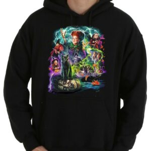 Hocus Pocus Halloween Shirt, Sanderson Sisters Shirt, Sanderson Sisters Hocus Pocus Characters Sublimation Halloween Shirt coffin Shirt 7