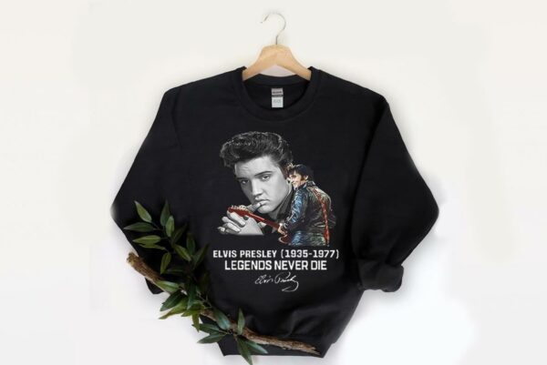 Hot Elvis Presley 1935-1977 Legends Never Die Signature Shirt, Legends Elvis Presley Shirt 2