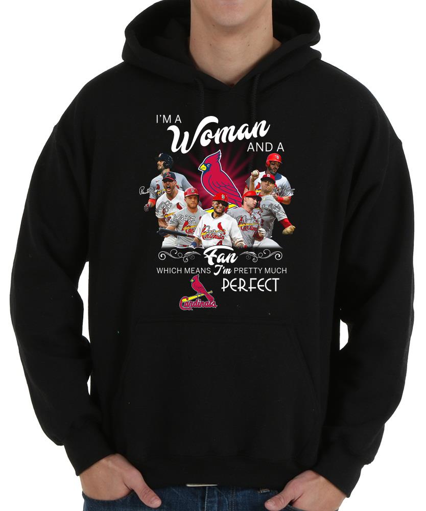 Hot I'm A Woman And A Fan Which Means I am Pretty Much Perfect Cardinals Shirt, Cardinals Shirt 8 Hot I'm A Woman And A Fan Which Means I am Pretty Much Perfect Cardinals Shirt, Cardinals Shirt