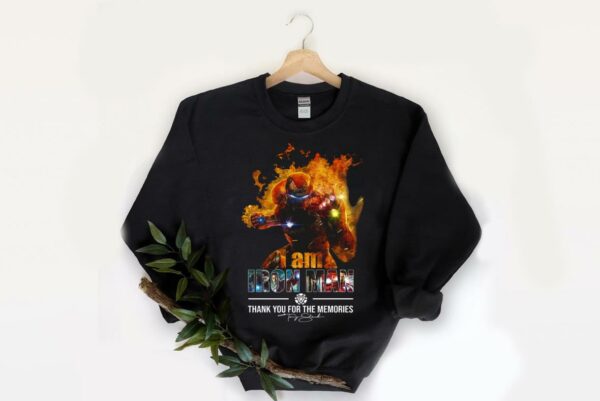 Hot Iron Man Shirt, I Am Iron Man Thank You For The Memories Signature shirt, Iron Man Shirt 2