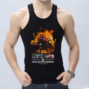 Hot Iron Man Shirt, I Am Iron Man Thank You For The Memories Signature shirt, Iron Man Shirt 6