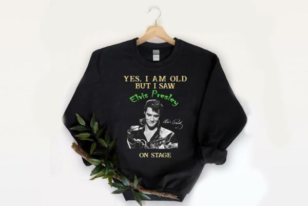 I Am Old But I Saw Elvis Presley On Stage Signature Shirt 2