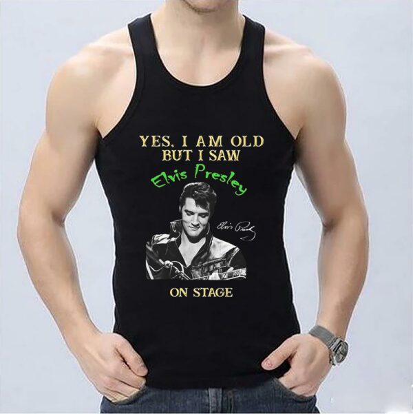 I Am Old But I Saw Elvis Presley On Stage Signature Shirt 3
