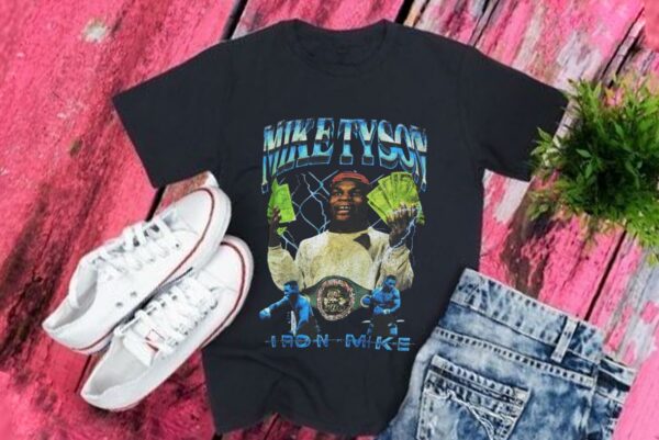 Iron Mike Tyson T-Shirt, Mike Tyson T Shirts, Mike Tyson Vintage Tee Shirt 1