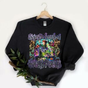 It's Just A Bunch Of Hocus Pocus Shirt, Hocus Pocus Halloween Shirt, That Witch Sanderson Sisters Halloween Shirt cemetery Shirt 5