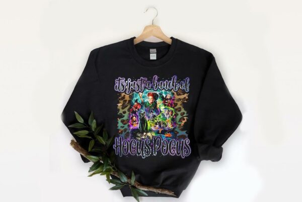 It's Just A Bunch Of Hocus Pocus Shirt, Hocus Pocus Halloween Shirt, That Witch Sanderson Sisters Halloween Shirt cemetery Shirt 2