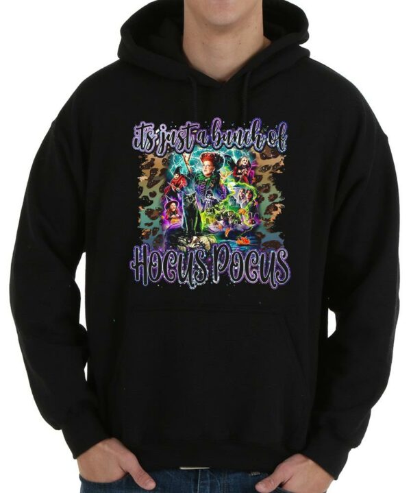 It's Just A Bunch Of Hocus Pocus Shirt, Hocus Pocus Halloween Shirt, That Witch Sanderson Sisters Halloween Shirt cemetery Shirt 4