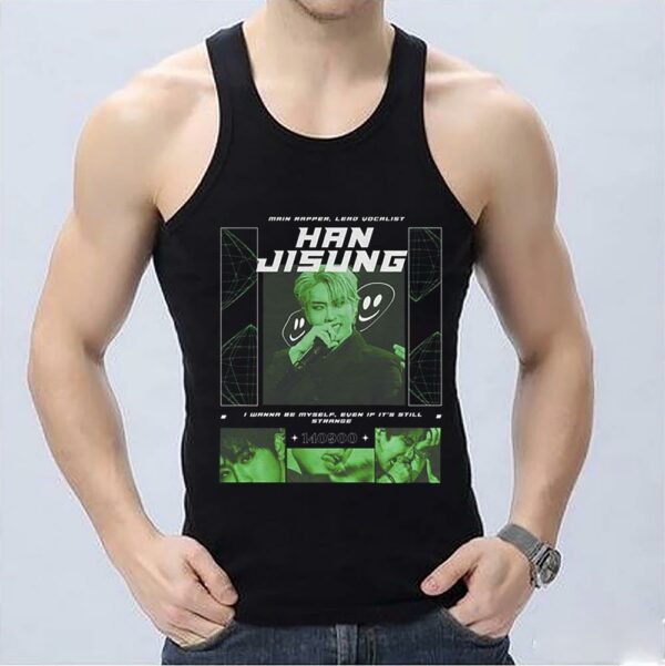 JISUNG Shirt, STRAY KIDS JISUNG Black Unisex Kpop Shirt, stray kids Shirt 3