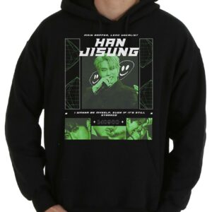 JISUNG Shirt, STRAY KIDS JISUNG Black Unisex Kpop Shirt, stray kids Shirt 7