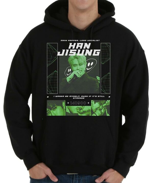 JISUNG Shirt, STRAY KIDS JISUNG Black Unisex Kpop Shirt, stray kids Shirt 4