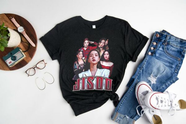 Jisoo Blackpink Shirt, Jisoo graphic tee shirt, Blackpink Shirt, Kim Ji-soo Shirt 1