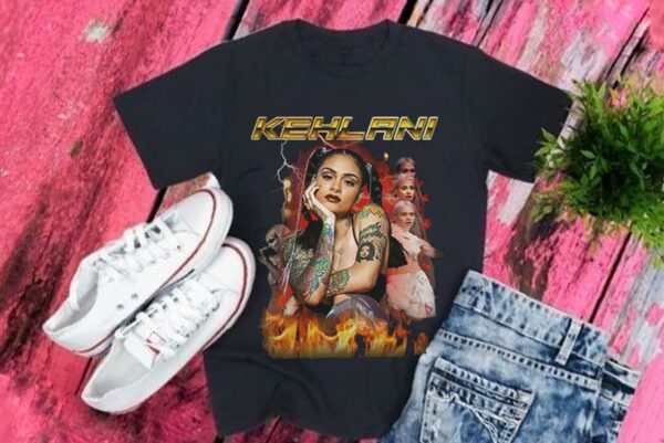 Kehlani Inspired Vintage 90's Retro Bootleg Reprint Black T-Shirt, Kehlani Shirt 1