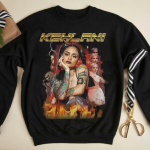 Kehlani Inspired Vintage 90's Retro Bootleg Reprint Black T-Shirt, Kehlani Shirt 5