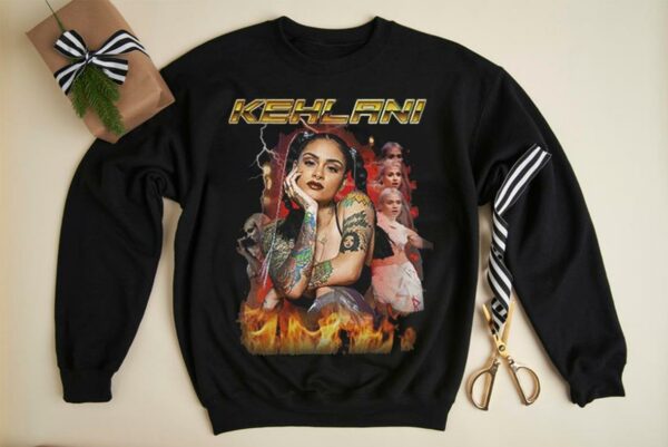 Kehlani Inspired Vintage 90's Retro Bootleg Reprint Black T-Shirt, Kehlani Shirt 2