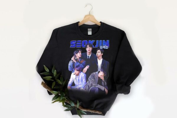 Korean Pop Shirt, Seok-Jin Vintage Look shirt, Jin Shirt, Kpop Shirt, Music Lover Gift 2