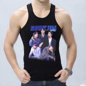 Korean Pop Shirt, Seok-Jin Vintage Look shirt, Jin Shirt, Kpop Shirt, Music Lover Gift 6