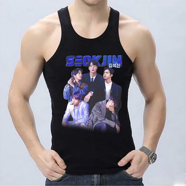 Korean Pop Shirt, Seok-Jin Vintage Look shirt, Jin Shirt, Kpop Shirt, Music Lover Gift 3