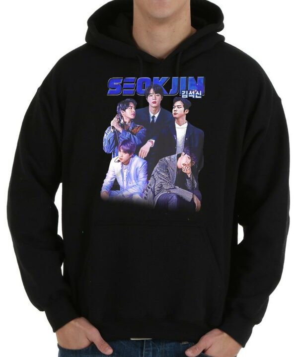 Korean Pop Shirt, Seok-Jin Vintage Look shirt, Jin Shirt, Kpop Shirt, Music Lover Gift 4