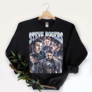 Marvel inspired clothing, Steve Rogers Shirt, Steve Rogers Printed Graphic Tee, Steve Rogers Fan Shirt, Captain America Shirt 5