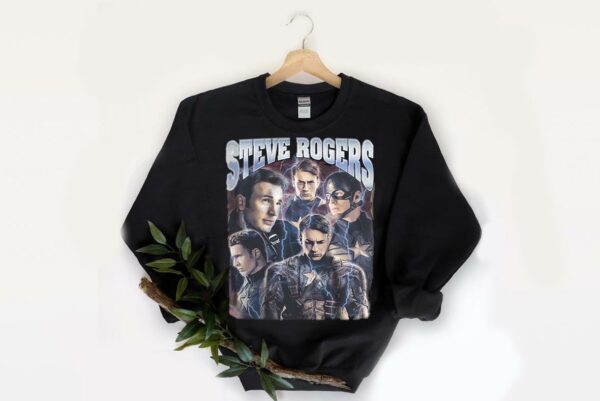 Marvel inspired clothing, Steve Rogers Shirt, Steve Rogers Printed Graphic Tee, Steve Rogers Fan Shirt, Captain America Shirt 2