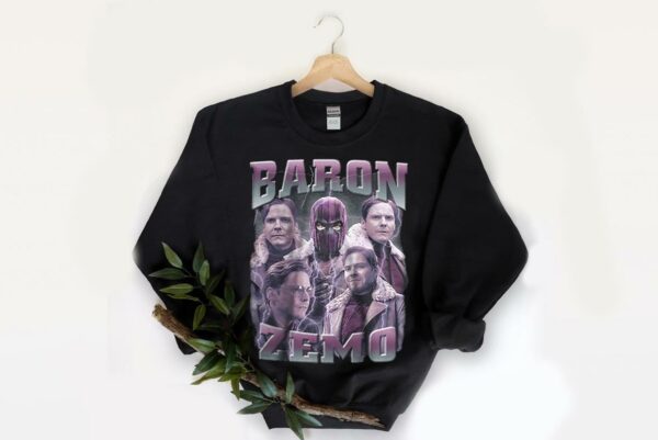 Marvel shirt, BARON ZEMO Shirt , Vintage Baron Zemo, The Falcon And The Winter Soldier T-shirt 2