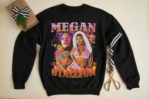Megan Thee Stallion Vintage inspired 90's Rap tshirt, Megan Thee Stallion Tee, Megan Thee Stallion Shirt 2