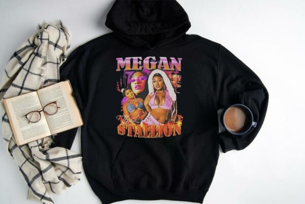 Megan Thee Stallion Vintage inspired 90's Rap tshirt, Megan Thee Stallion Tee, Megan Thee Stallion Shirt 3