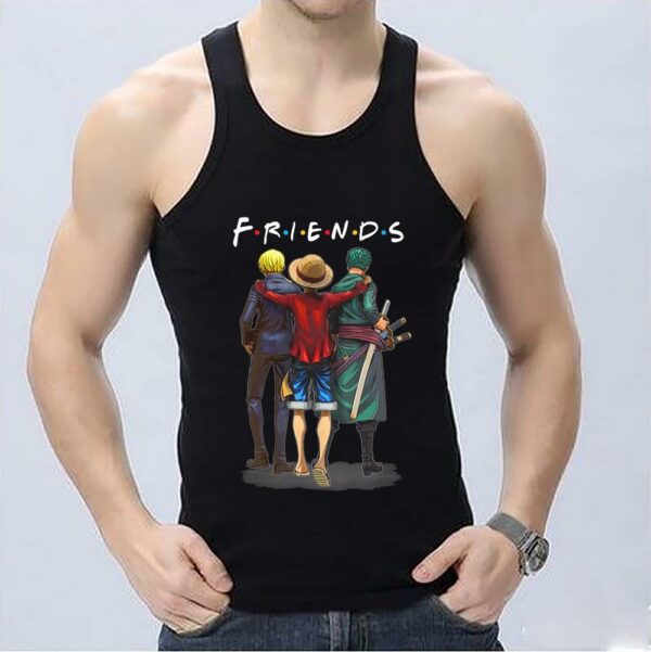 One Piece Friends Shirt,  Friends Straw Hat Shirt,  Friends Luffy Zoro And Sanji Shirt 3