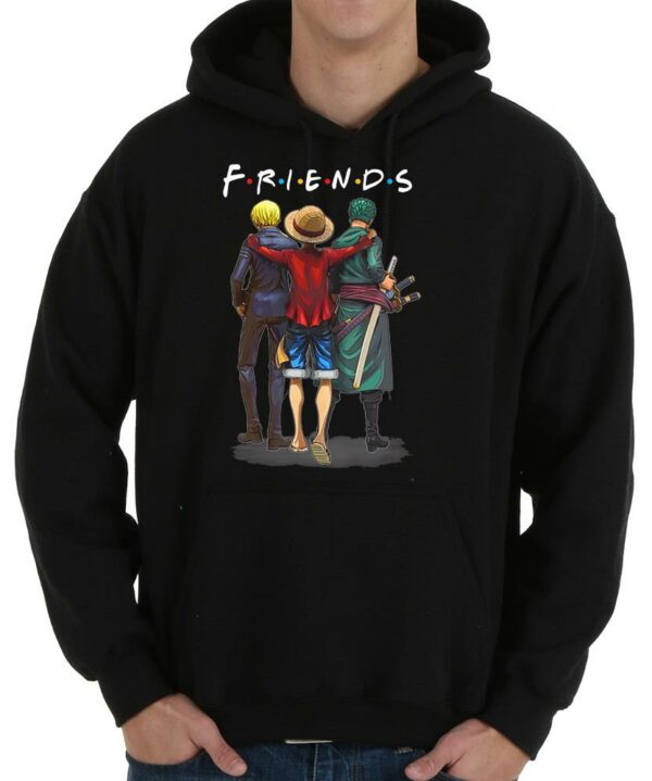 One Piece Friends Shirt,  Friends Straw Hat Shirt,  Friends Luffy Zoro And Sanji Shirt 4