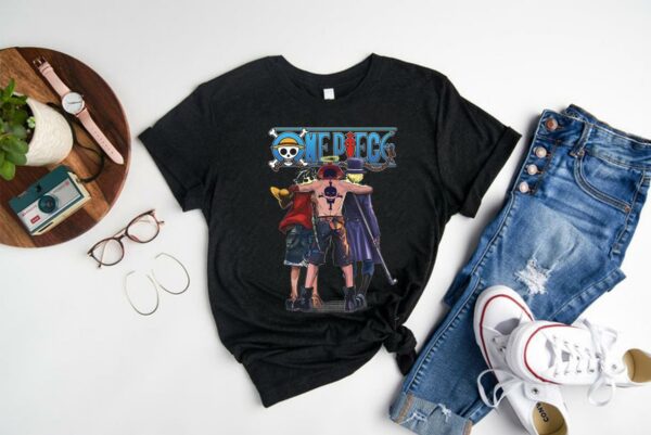 One Piece Portgas D. Ace Sabo And Monkey D. Luffy Shirt 1