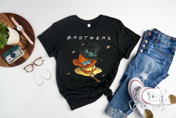 One Piece Straw hat Luffy Ace and Sabo Three Brothers Friends Shirt 1